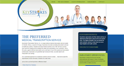 Desktop Screenshot of keystrokestranscription.com